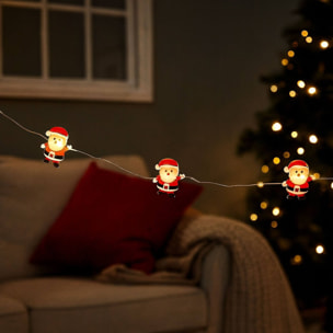 Luces led silverwire con decoraciones 3d con 20 led blancos cálidos - 4 diseños (surtido)