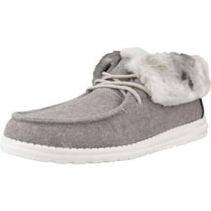 Zapatos Casual Mujer de la marca HEY DUDE  modelo WENDY FOLD Gray