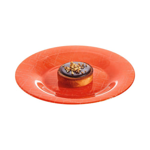 Assiette à dessert orange 19,5 cm Poppy - Luminarc