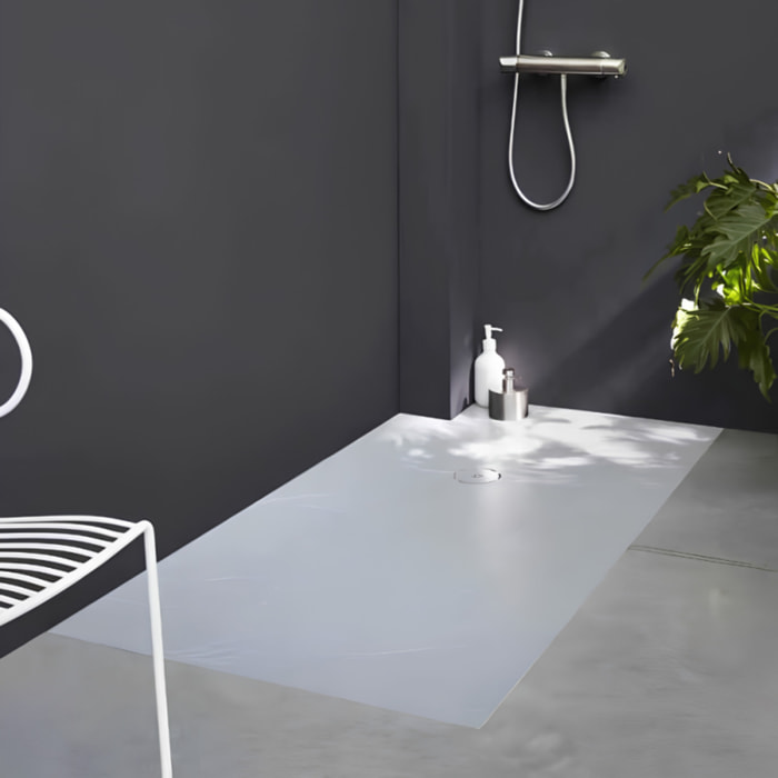 Receveur de douche antidérapant 120 x 90 Singulier neoroc rectangle blanc