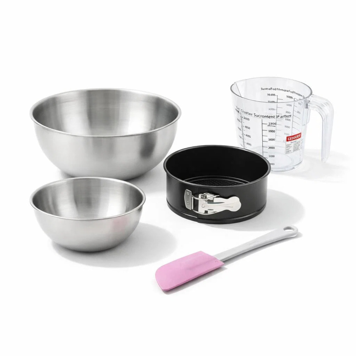 Set pâtisserie avec moule à panettone 18 cm, 2 bols à mixer, verre mesureur et spatule Zenker