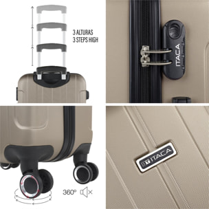 Maleta Itaca Havel Set De 3 Unidades Champagne