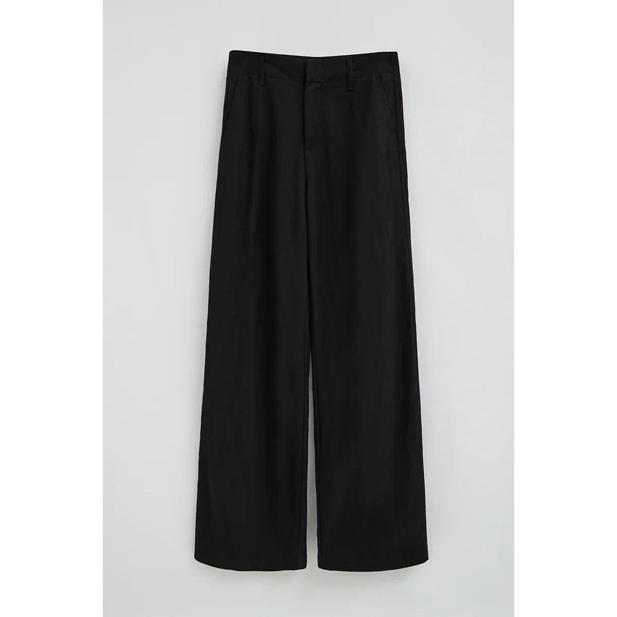 Pantalón negro de corte recto con logo Polo Club
