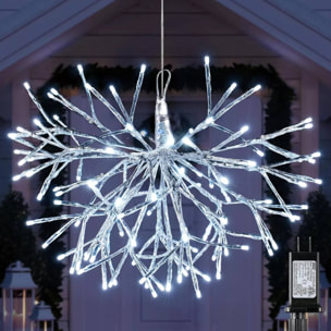 bola de luz colgante con 464 leds blancas 45cm