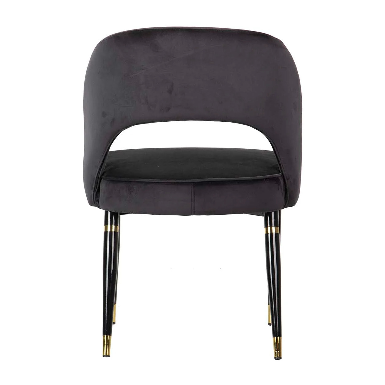 Silla Velvet Negro Houston 56x58x83 Cm