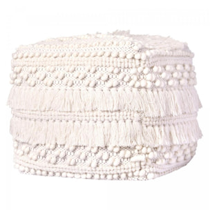 Tabouret HAJE Partiellement fabriqué à la main en Laine