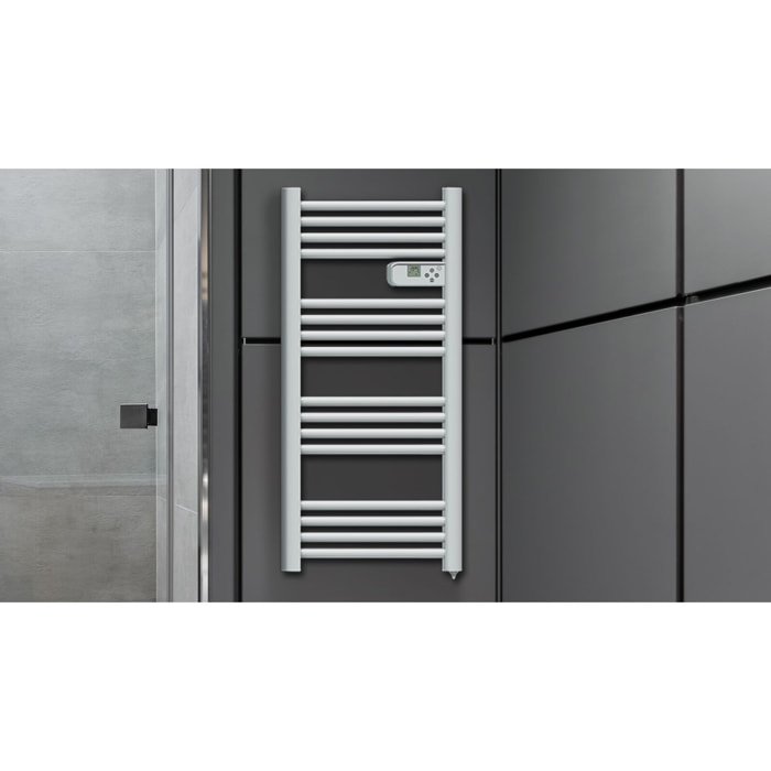 sèche-serviettes étroit sans fluide tubres ronds 500 w