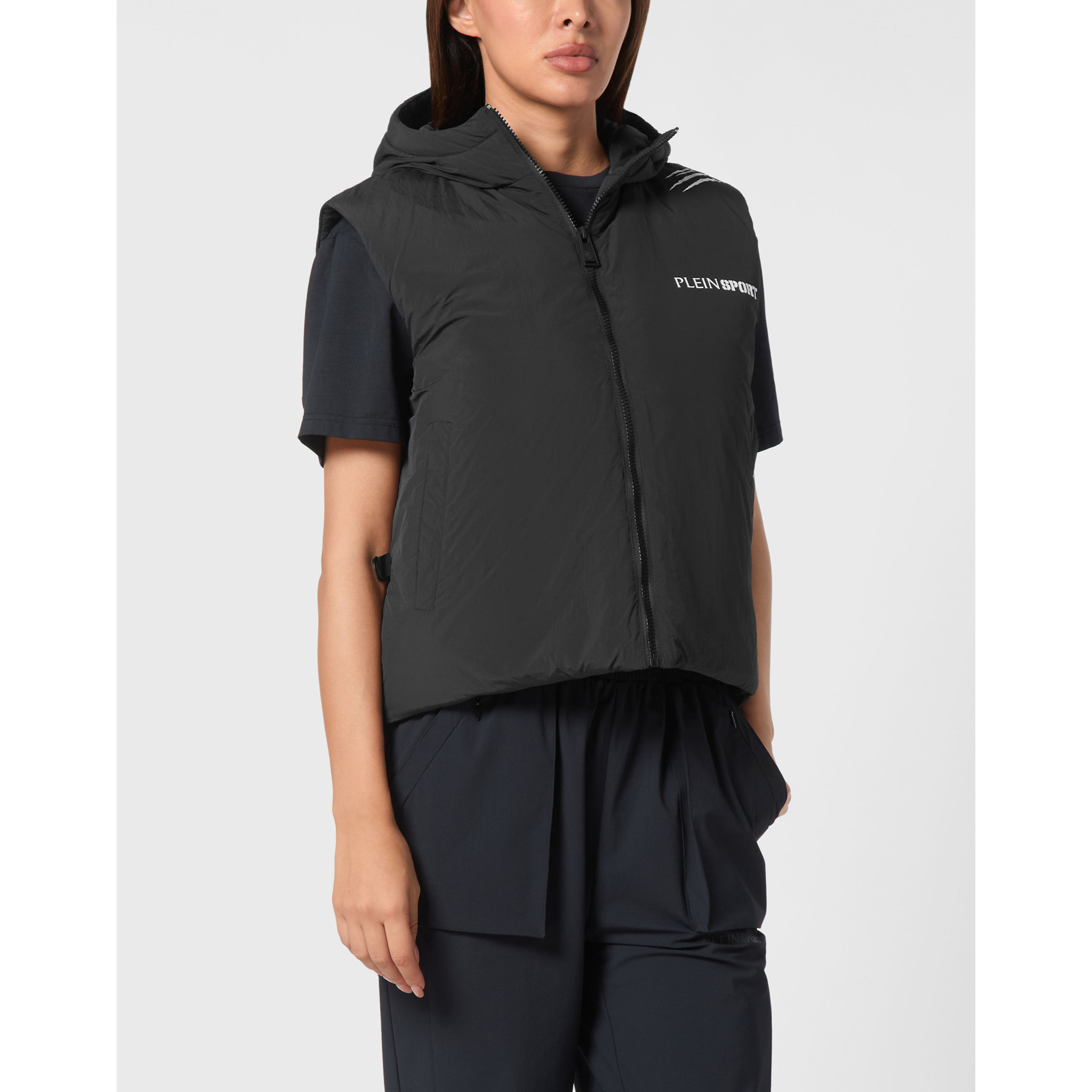 PLEIN SPORT Piumino senza maniche SCRATCH
