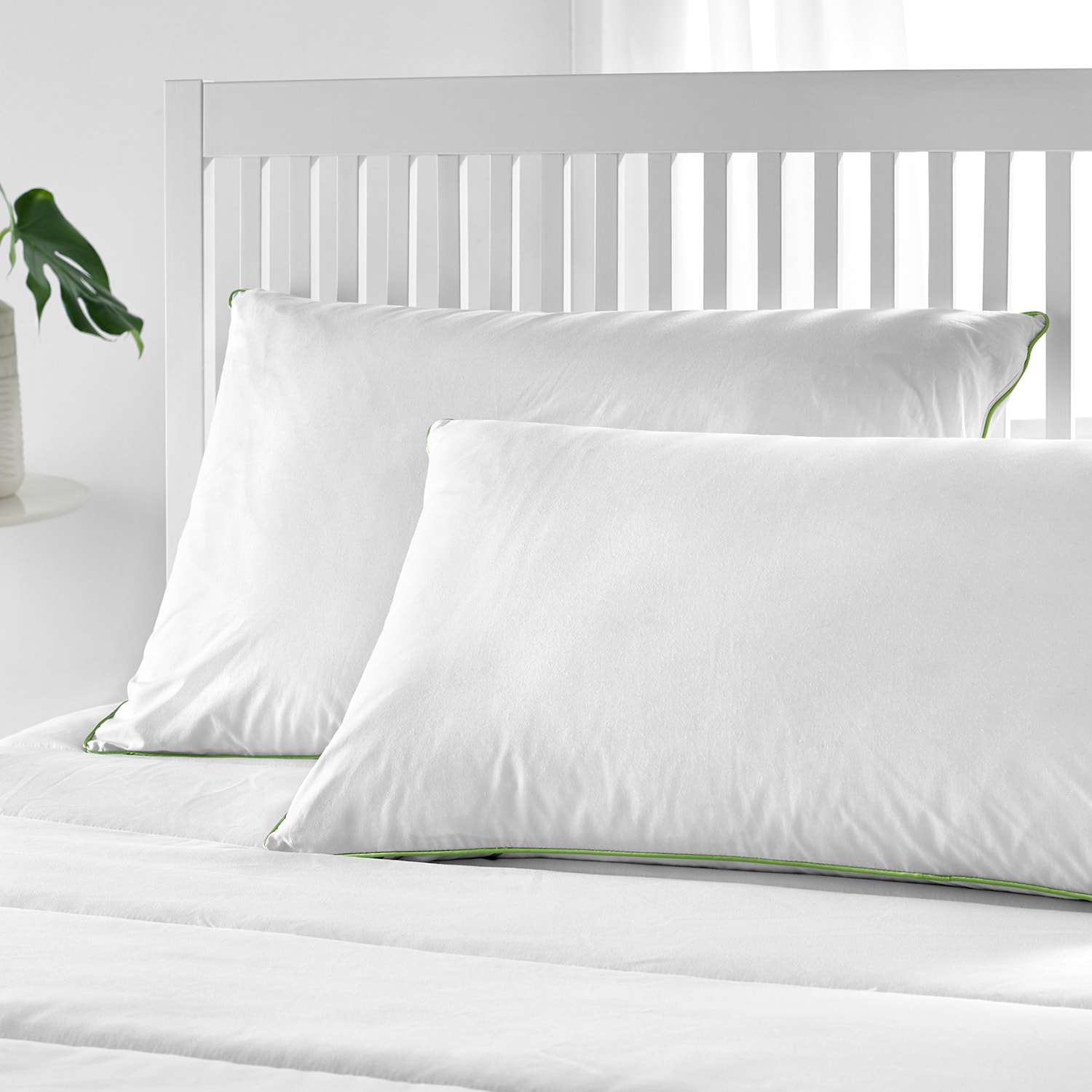 Almohada de plumón antiácaros | Firmeza Alta