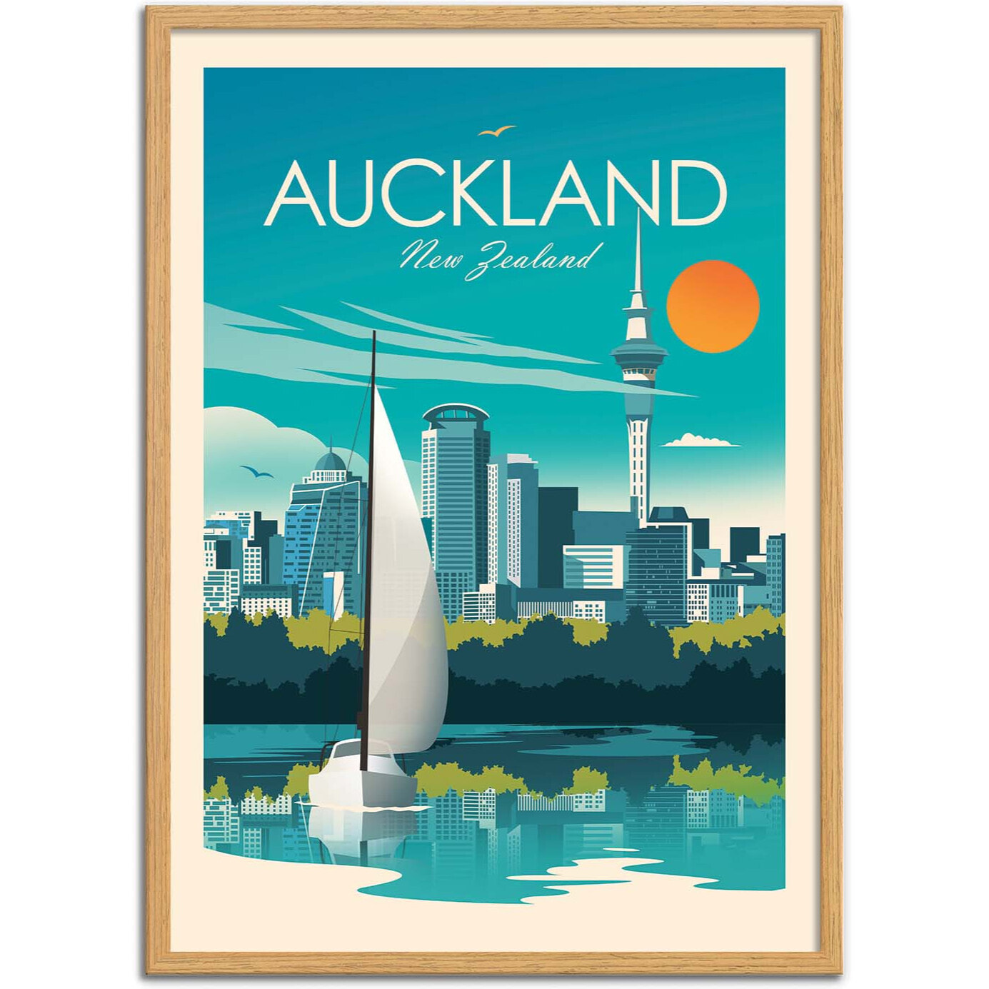 Affiche - Auckland - Studio Inception