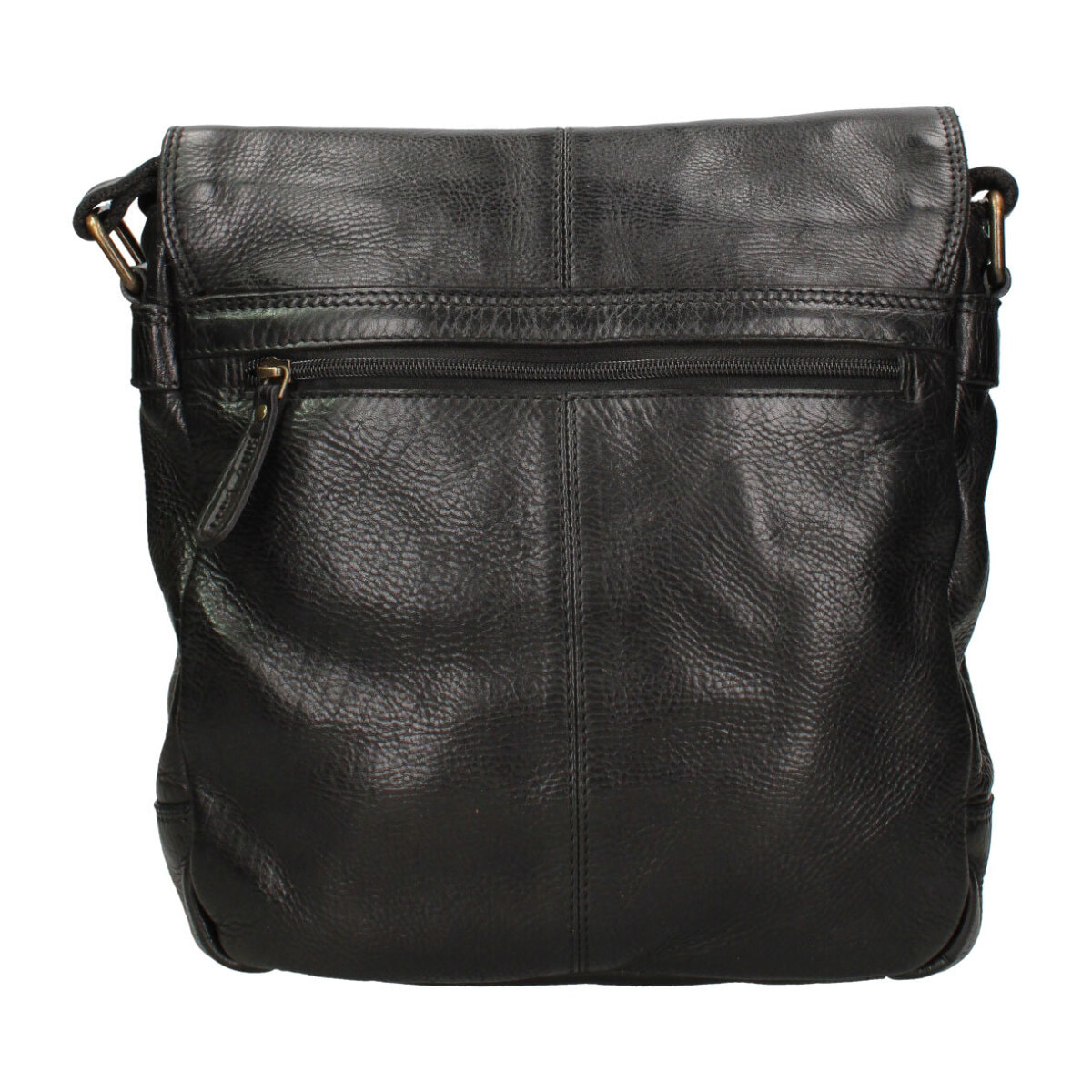 Borsa a tracolla  da uomo In Vera pelle Made in Italy 26x31x8 cm