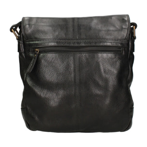 Borsa a tracolla  da uomo In Vera pelle Made in Italy 26x31x8 cm