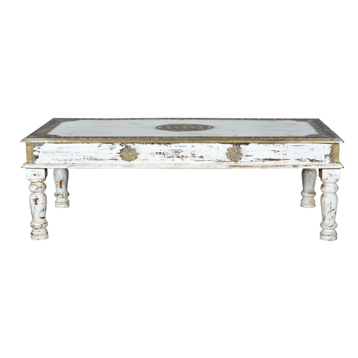 Mesa de centro - madera de mango - 140x80x45cm