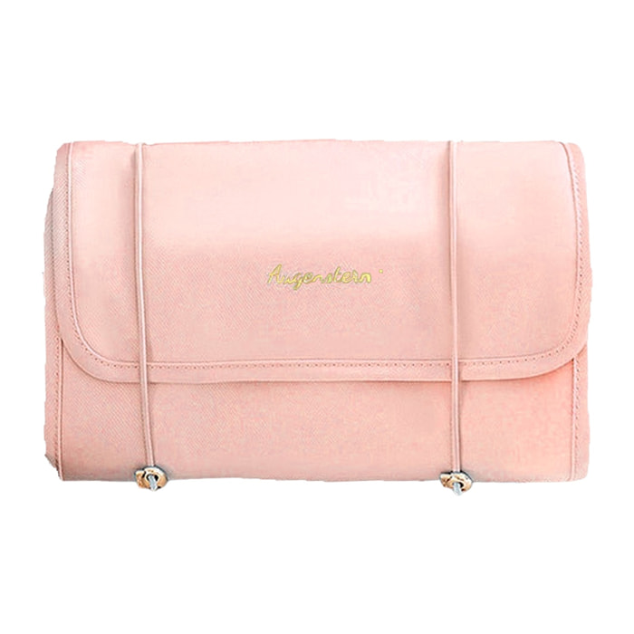 Bolsa de maquillaje plegable rosa joybos