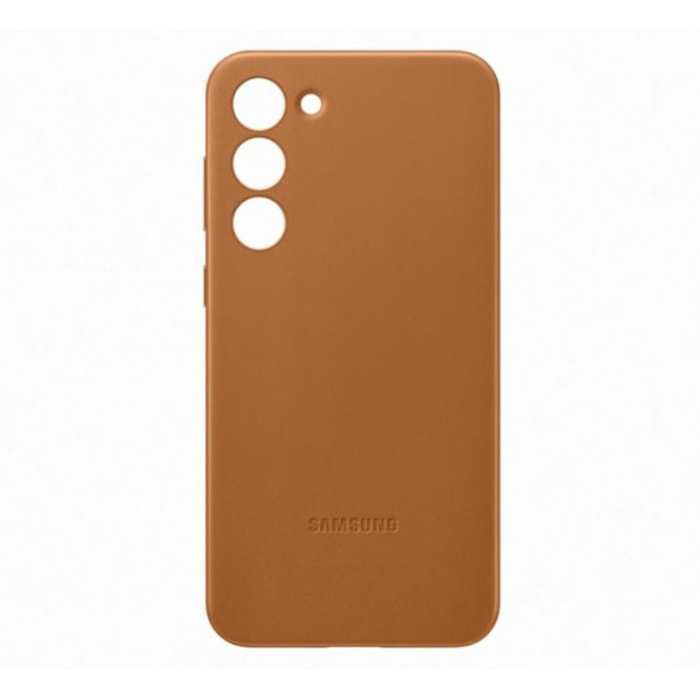 Coque SAMSUNG S23+ cuir Camel