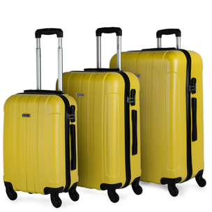 Maleta Itaca Havel Set De 3 Unidades Amarillo