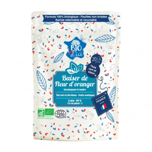 Thé blanc Bio Baiser de Fleurs d'Oranger - Infusettes 20x1,8g