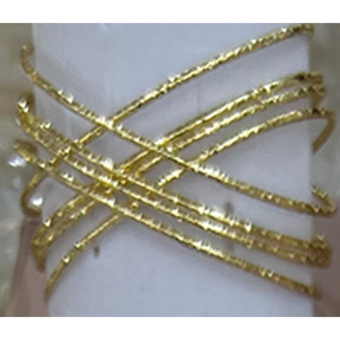 Pulsera Fledwah acabado oro amarillo 18k