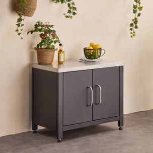 Module de cuisine extérieure acier L80cm GRIMAUD