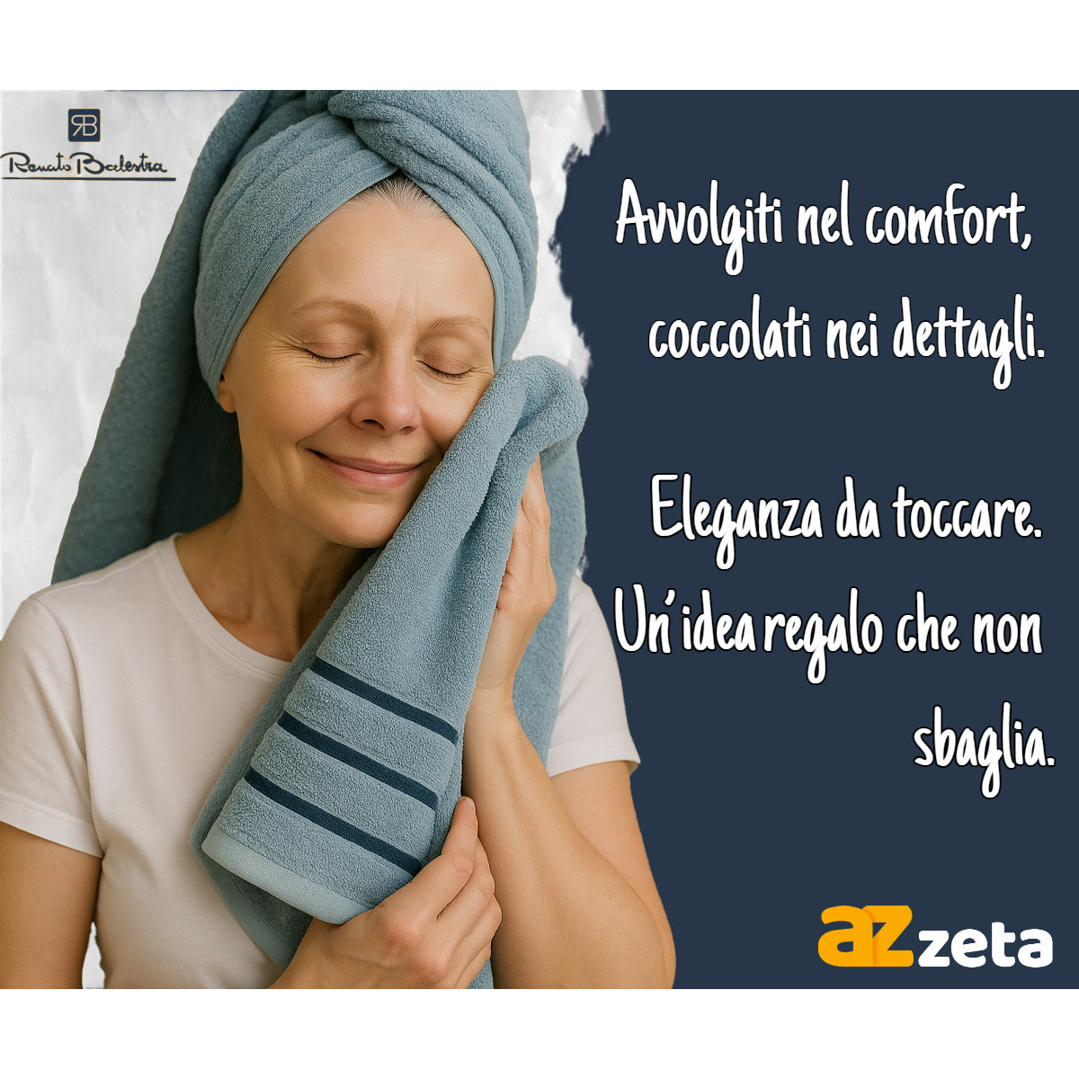 Renato Balestra 1 Set di 2 Asciugamani da bagno (1 viso e 1 bidet) Sabbia