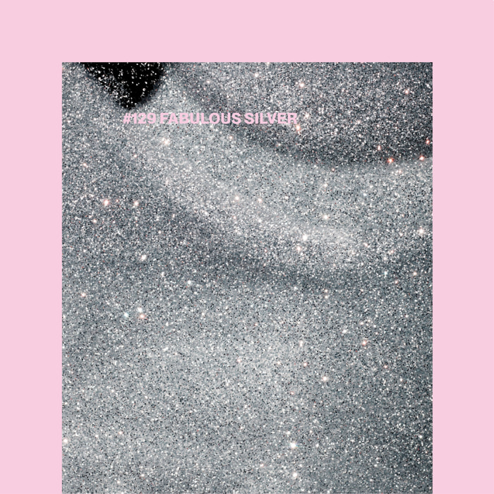 Vernis semi-permanent - 129 Fabulous Silver - 15 ml