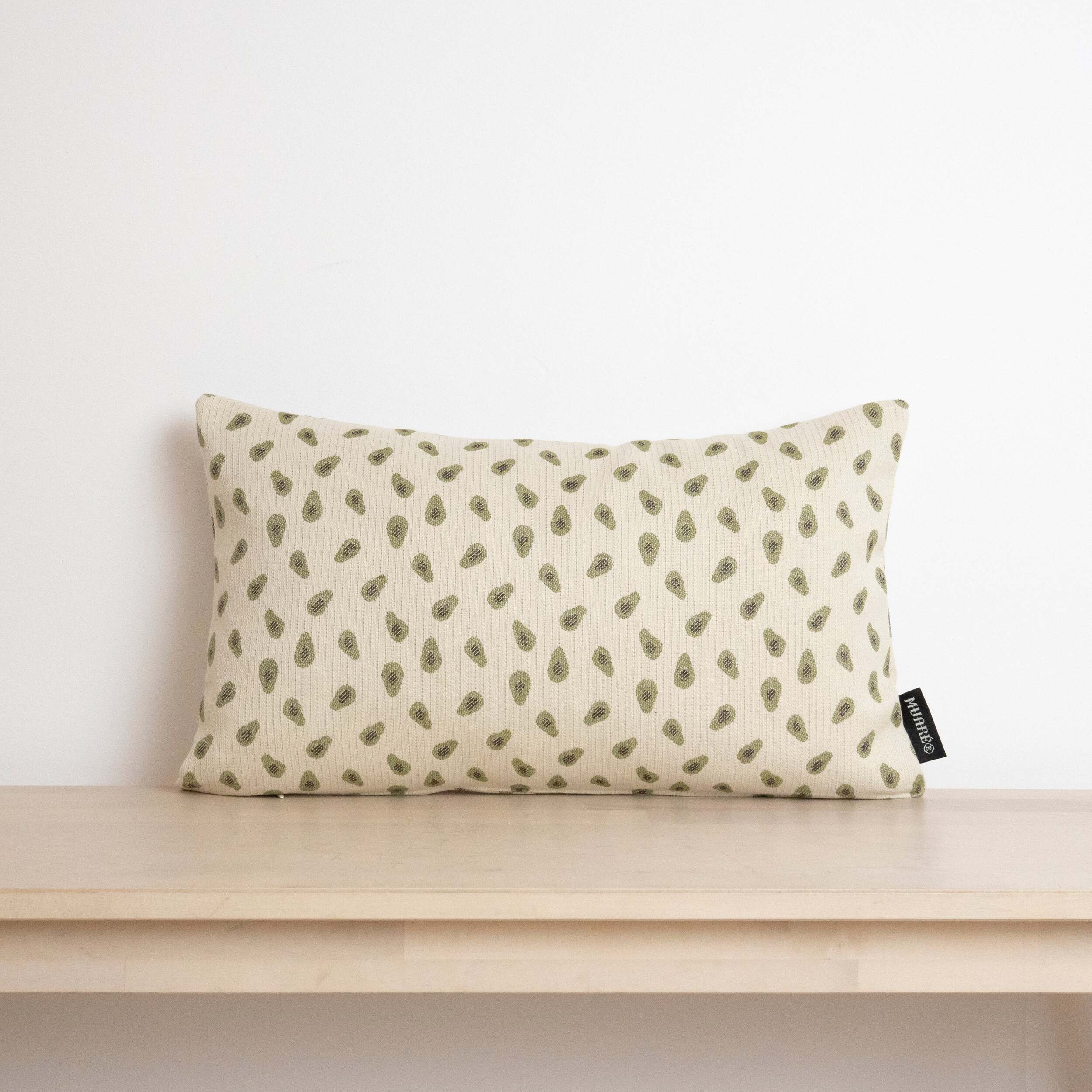 Housse de coussin jacquard 30x50 cm Avocats