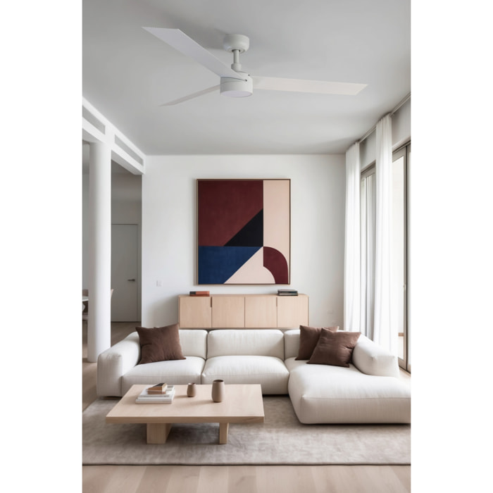 CRUISER L LED Ventilatore a soffitto bianco TUYA