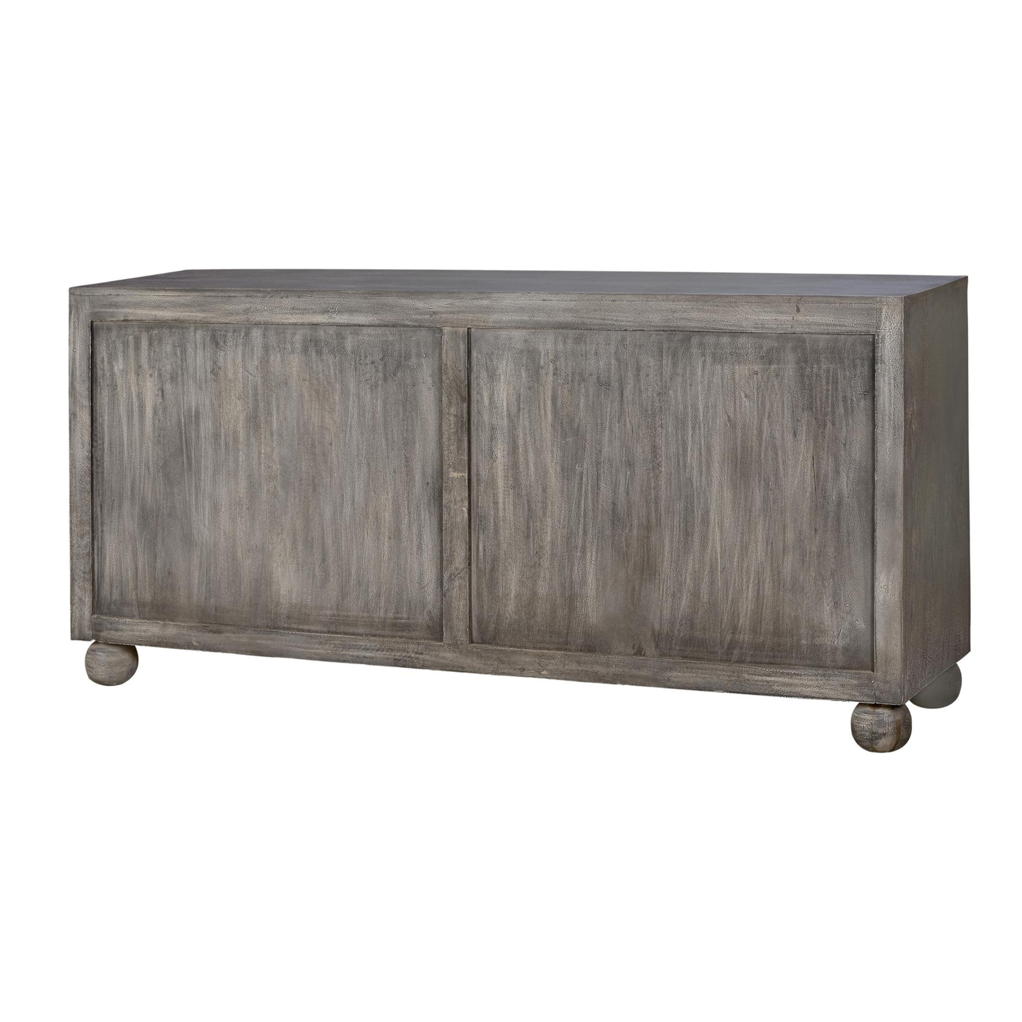 Aparador de Madera de Mango Estilo Artesanal/étnico