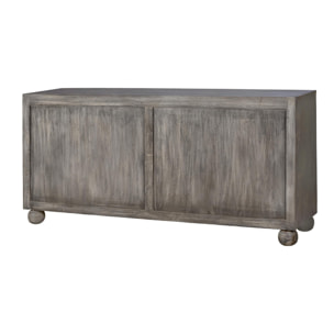 Aparador de Madera de Mango Estilo Artesanal/étnico
