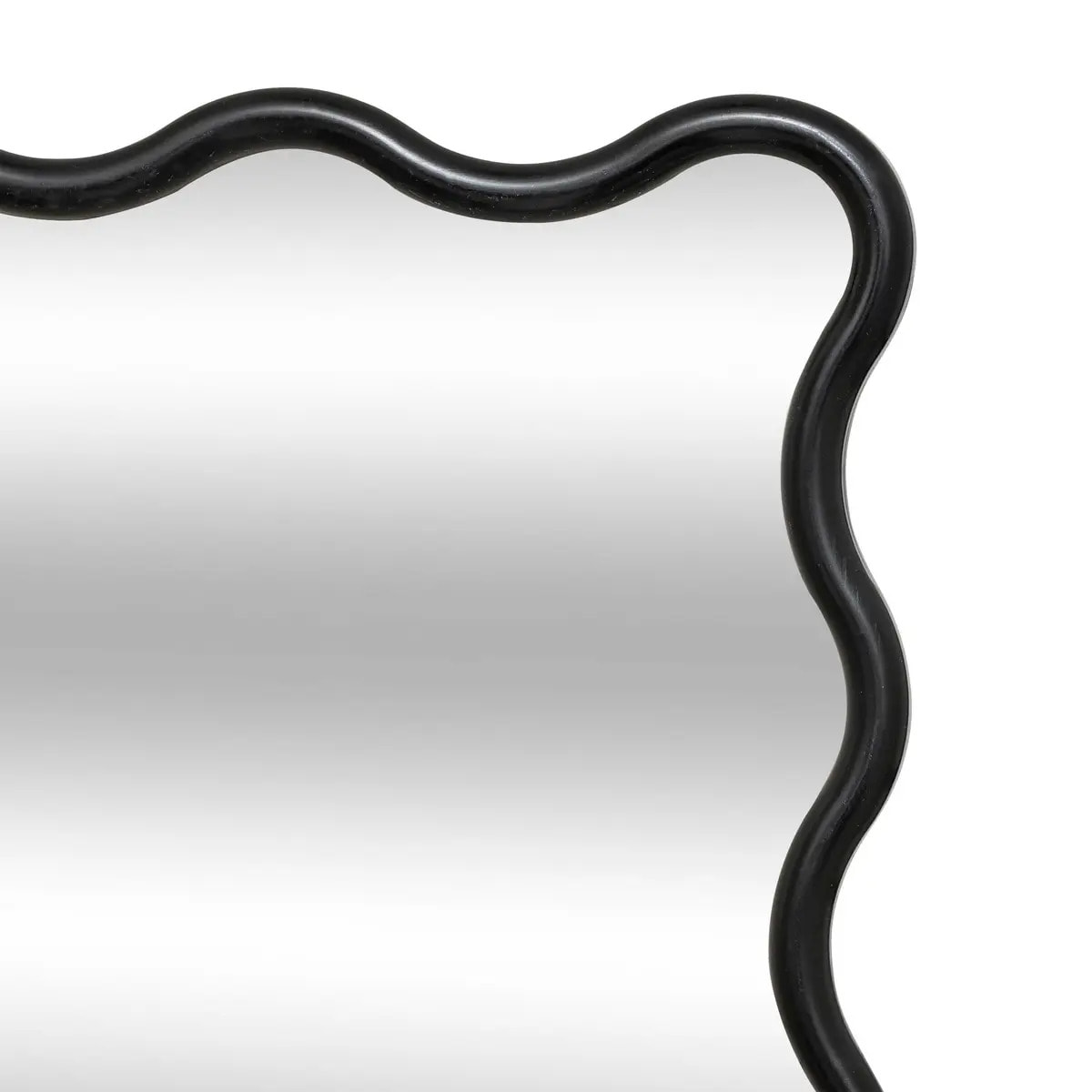 Miroir vague "Judy" noir 89x59cm