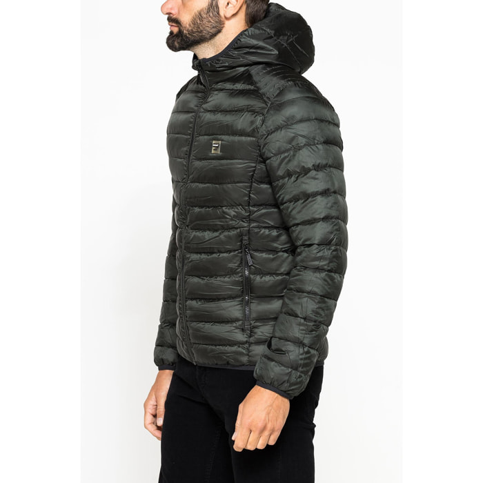 PIUMINO ULTRALEGGERO IN RIPSTOP CON CAPPUCCIO