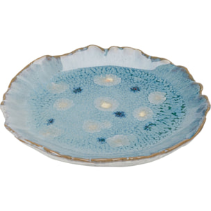 Assiettes Mina 14cm bleues set de 6 Kare Design