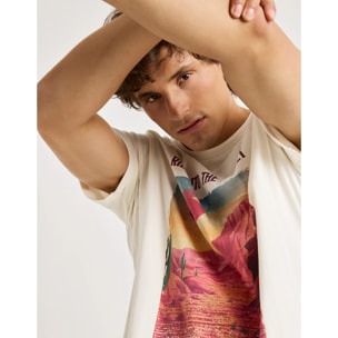 Camiseta Manga Corta Off White - Colorado