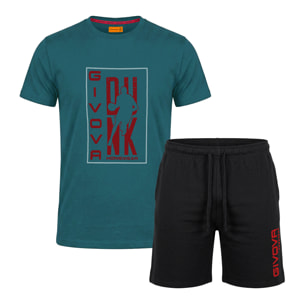 Completo Homewear Uomo Corto GIVOVA Cotone