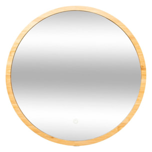 Miroir rond rosi led 57cm