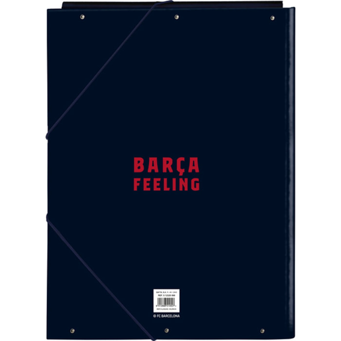 Carpeta folio 3 solapas f.c.barcelona corporativa