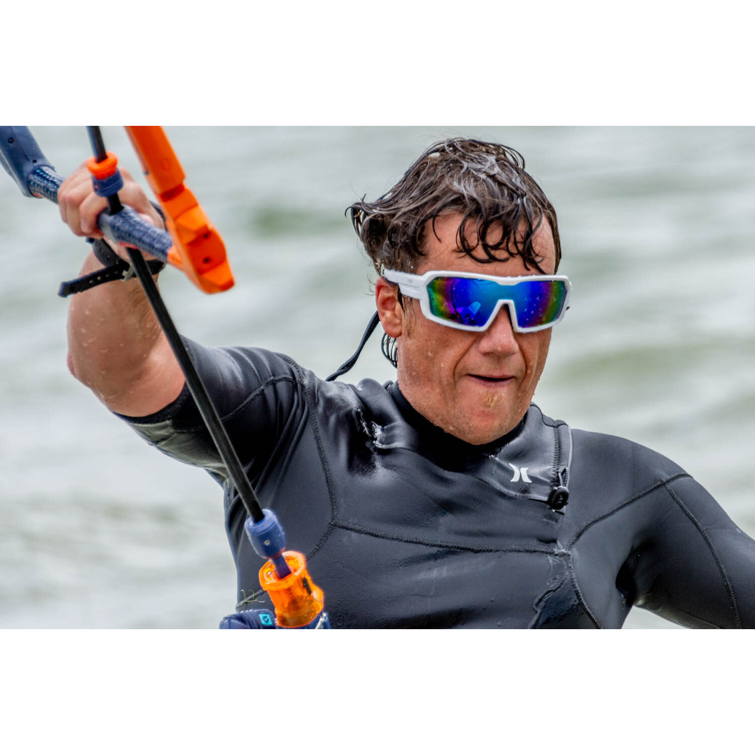 Gafas de sol OCEAN BANILA - Dorado / Revo azul
