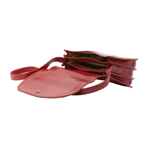 Borsa a tracolla  da donna In Vera pelle Made in Italy 24x17x11 cm