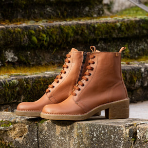 Botines con tacón N5660S SOFT NAPPA BLACK / TICINO color Black