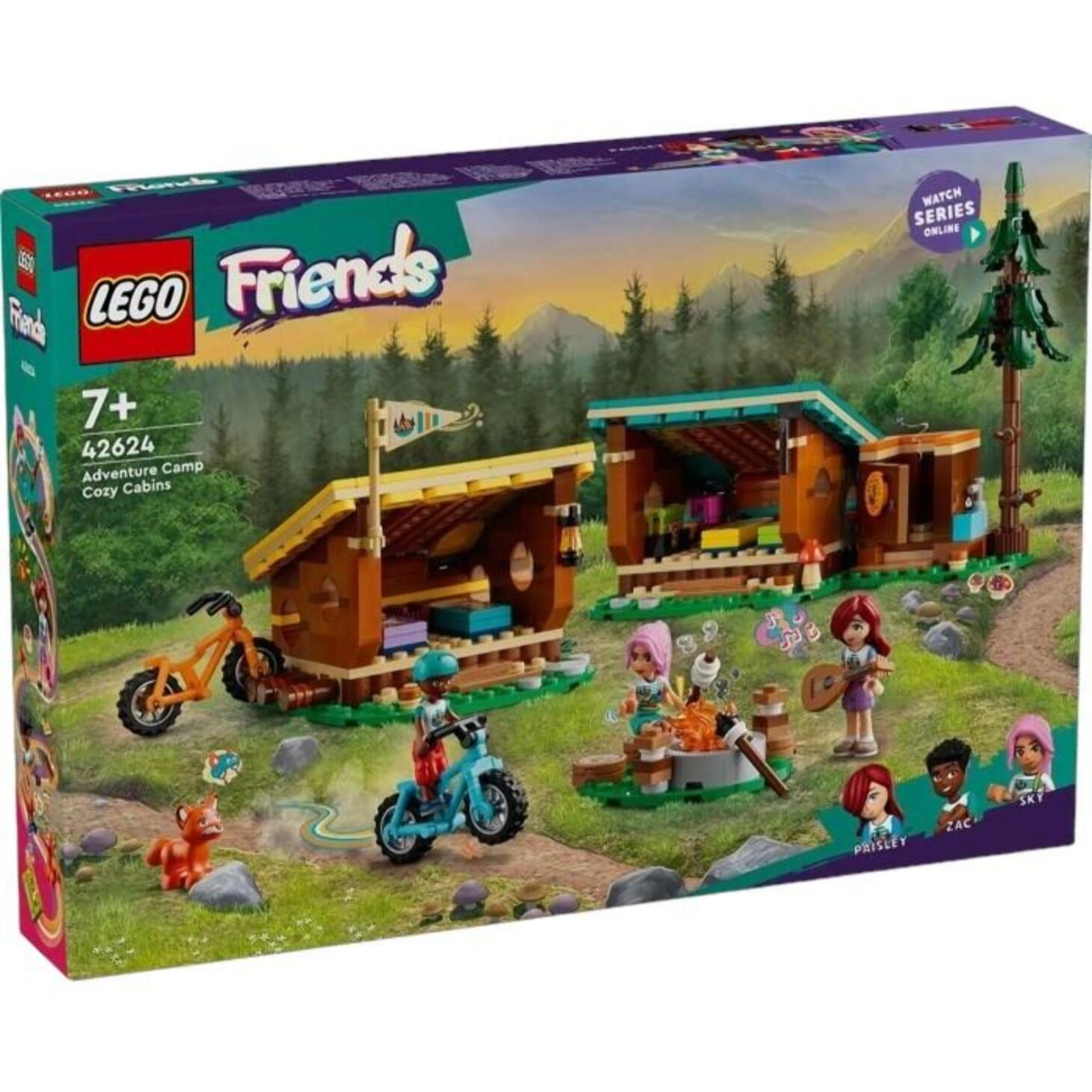 LEGO FRIENDS 42624 - CABINE RELAX AL CAMPO AVVENTURE