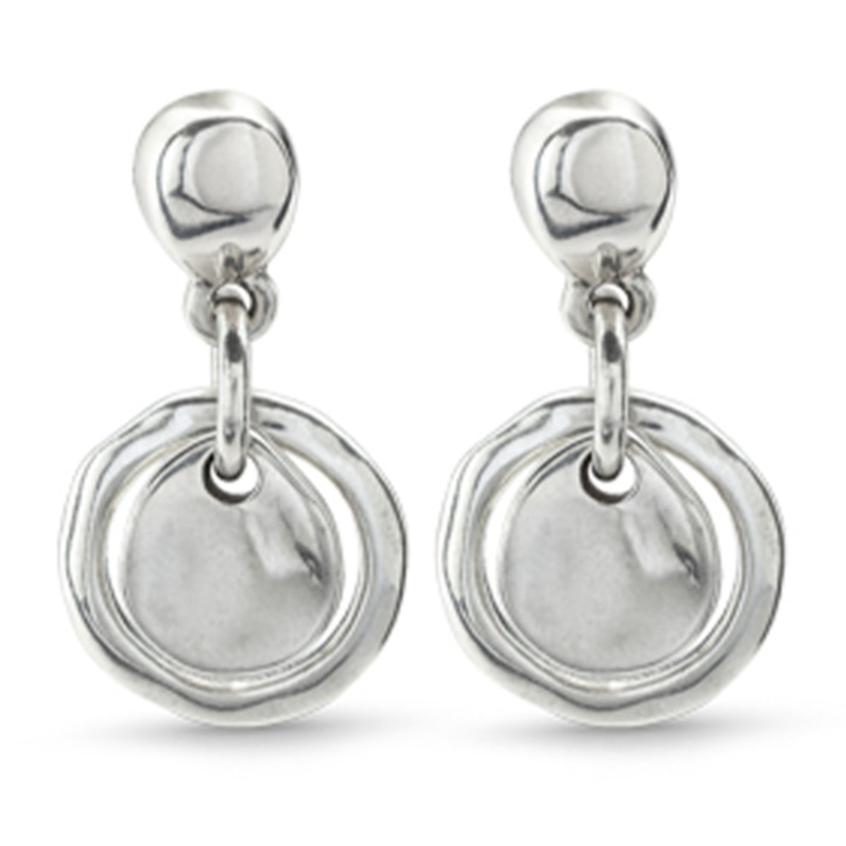 Pendiente Plantón PLATEADO U