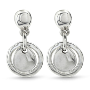 Pendiente Plantón PLATEADO U