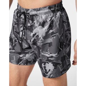 PLEIN SPORT Swim Trunks CAMOUFLAGE