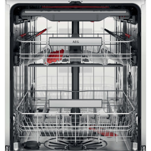 AEG Lavavajillas de 60 cm Serie 7000 GlassCare para 14 cubiertos FFB75717PW