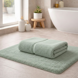 CASA MATTA Telo Bagno in Spugna di Puro Cotone 650 gr/mq_Menta