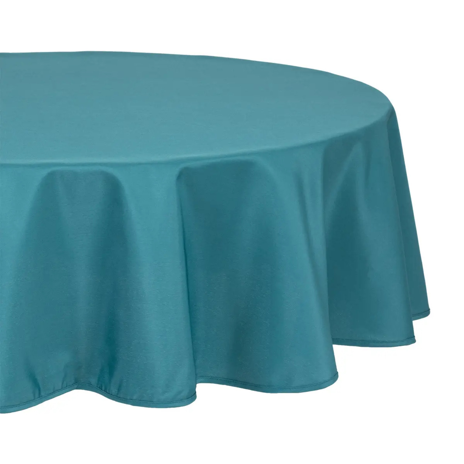 Nappe anti-tache - bleu canard - D180 cm