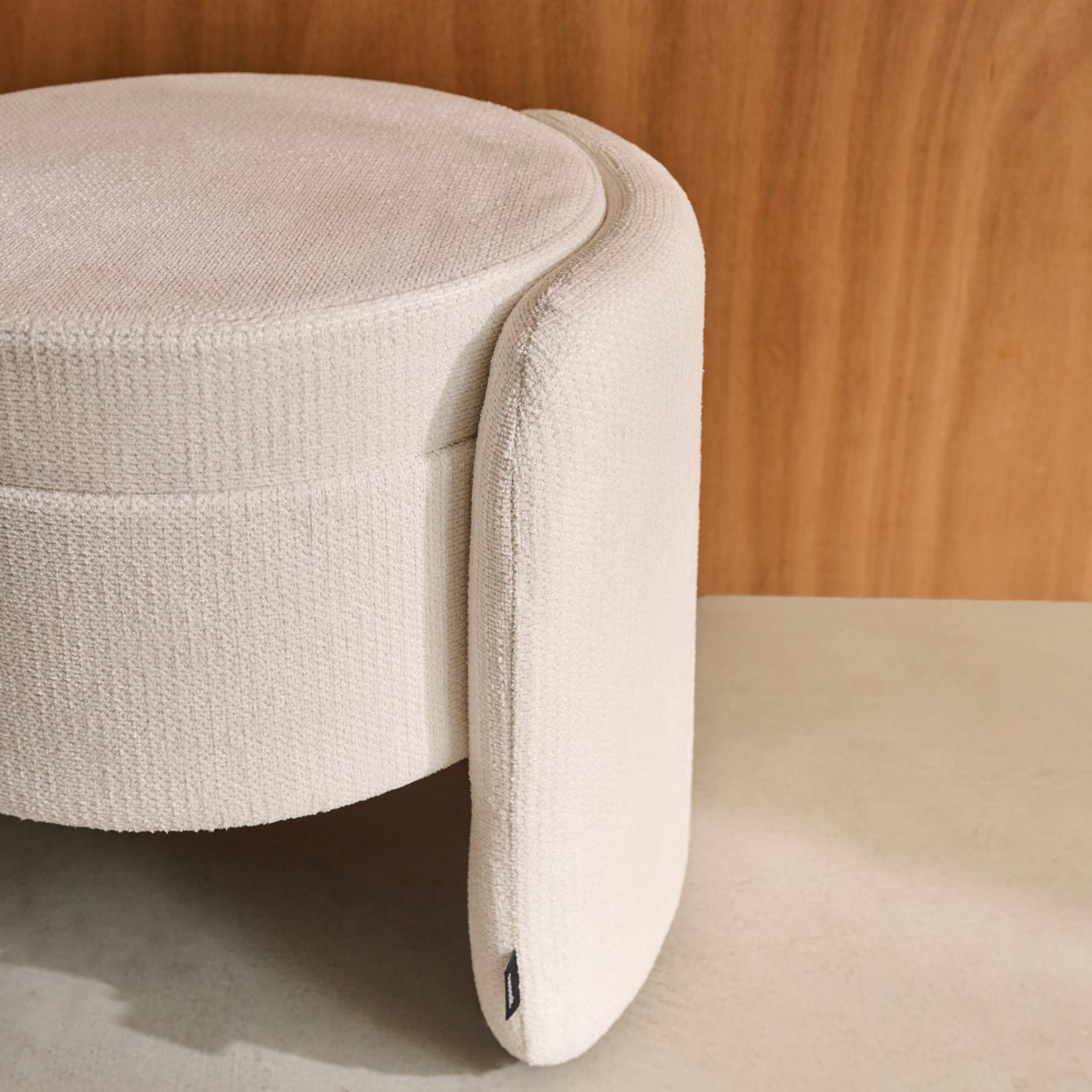 Tabouret coffre contemporain tissu KALO