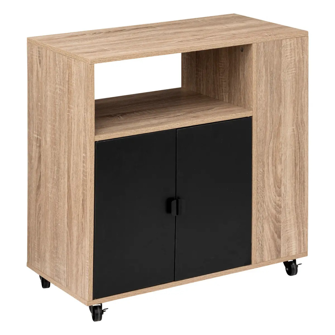 Desserte 3 niveaux "Aliaj" noir