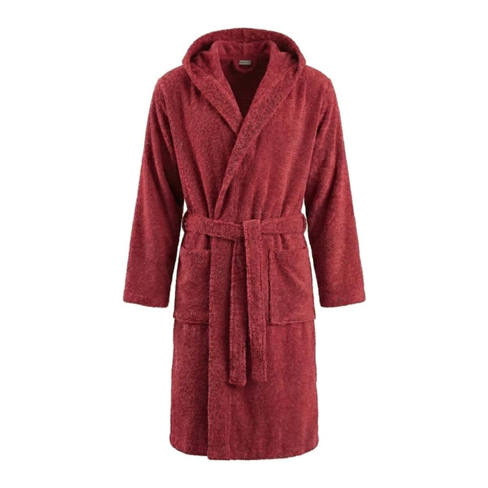 INTRECCI HOME Accappatoio Uomo e Donna, in Puro Cotone Jacquard 500 g, , Morbidezza Extra, Avvolgente, con Cappuccio e Tasche, Elegante e Confortevole,