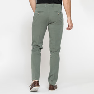 PANTALONE CHINO MOD. 624 IN LEGGERA GABARDINA STRETCH